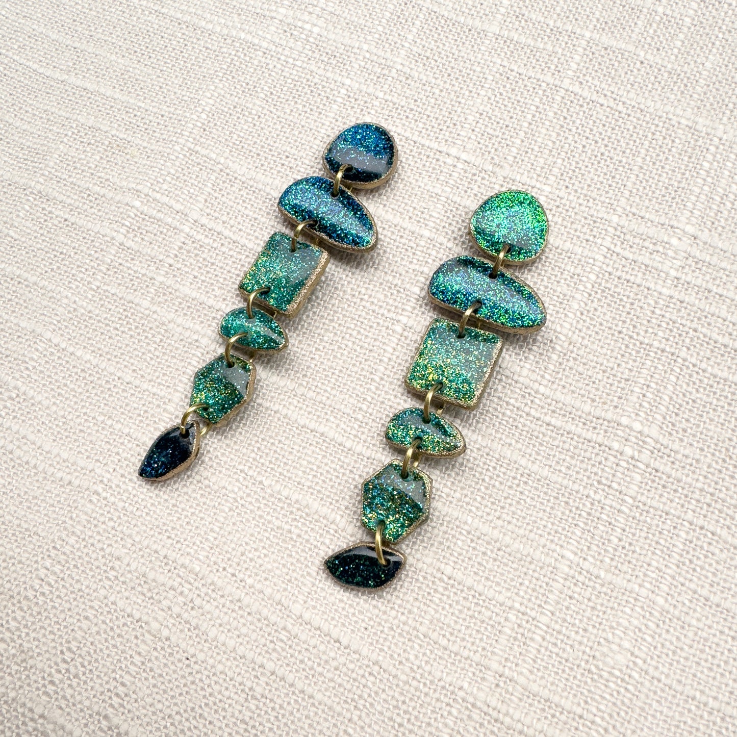 Blingy Long Dangle Earrings