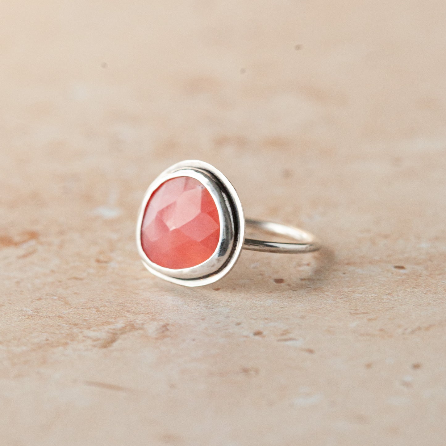 Chunky Pink Opal Ring - Size 10