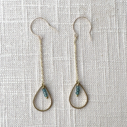 Gem Drop Earrings