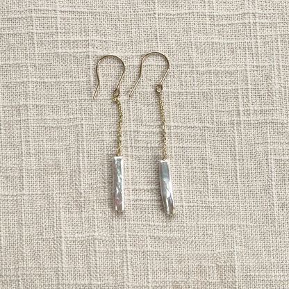 Long Pearl Earrings