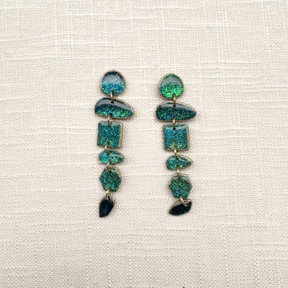 Blingy Long Dangle Earrings