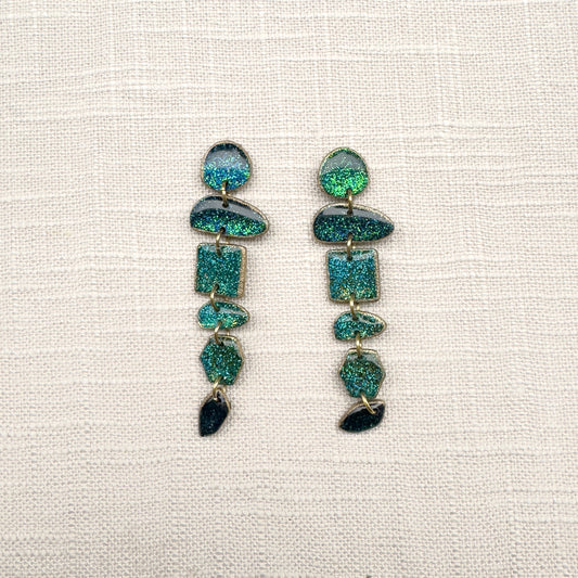 Blingy Long Dangle Earrings